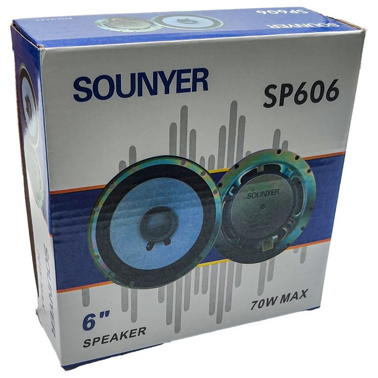 اسپیکر فابریکی 606 برند سونیر Sounyer مناسب سمند پژو آردی پیکان و نیسان