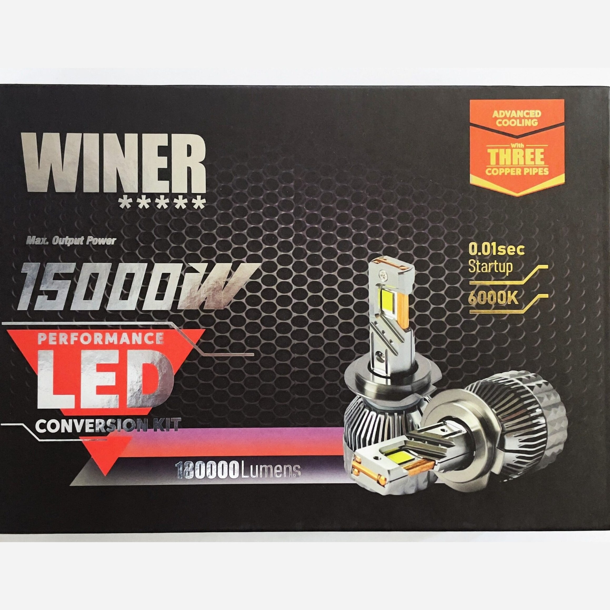 هدلایت 12000وینر بانوردهی عالی باگارانتی1ساله رنگ یخی